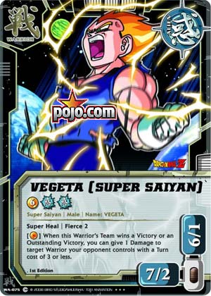 Vegeta [Super Saiyan]. #WA-075. Card Ratings Average Score: 5.00