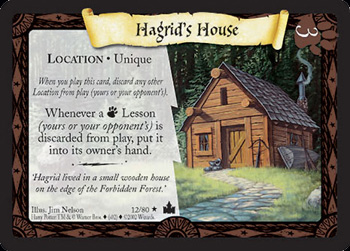 Hagrids House Location Card