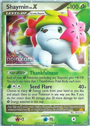 Monster VS - Sky Forme Shaymin is attacking！ This cute Pokémon is waiting  for you to take it home!