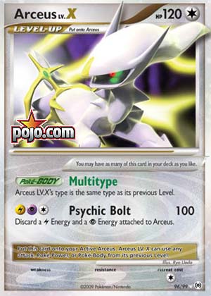 Arceus LV.X · Arceus (AR) #96 ‹ PkmnCards