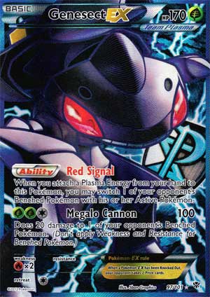 pokemon prisonnier, Pokémon Genesect EX 108 108 - Red Signal - My Pokemon  Card