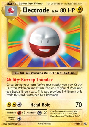 Voltorb (21/108) [XY: Roaring Skies]