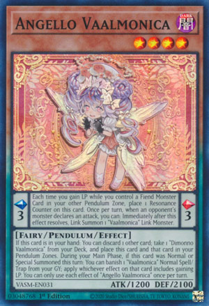 YUGIOH ANGELLO VAALMONICA ASIA ENGLISH EDITION CR04-AES11