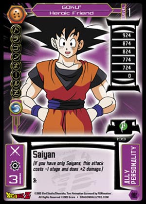 The Heroic Dragon Ball Z Adventure Game, Board Game