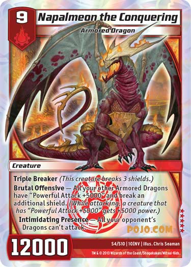 1x Meteor Dragon Kaijudo NM Rise of the Duel Masters 