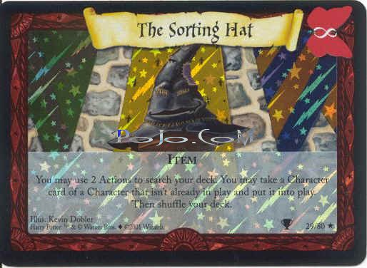 Harry Potter TCG Quidditch Cup The Sorting Hat FOIL 29/80 