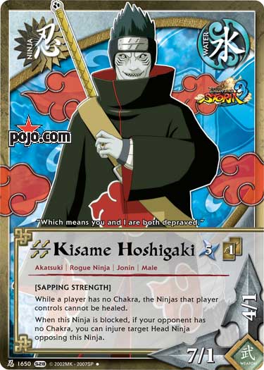 Naruto Tcg CCG 25 Kisame Hoshigaki Cards English Near Mint For Collectors 