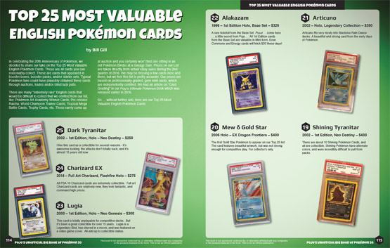 Top 25 Most Valuable U.S. Pokemon Cards