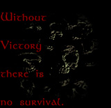 Without Victory, there is no survival...