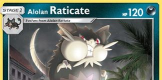 Alolan Raticate Burning Shadows BUS 82