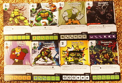 TMNT Dice Masters Cards