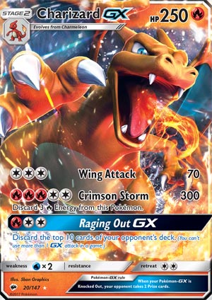 Charizard-GX - Burning Shadows - Pokemon COTD - Pojo.com