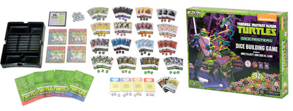 TMNT Dice Masters Box Contents