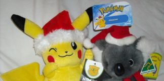 Santa Pikachu Plush