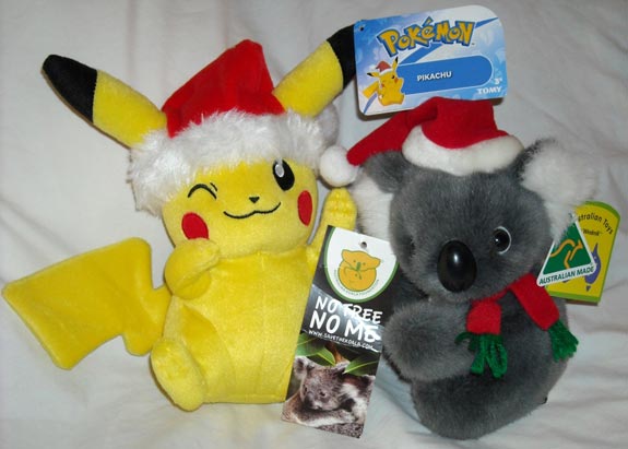 Santa Pikachu Plush