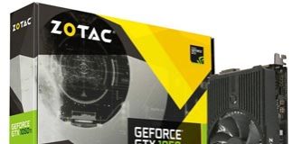 ZOTAC GeForce GTX 1050 Ti Mini
