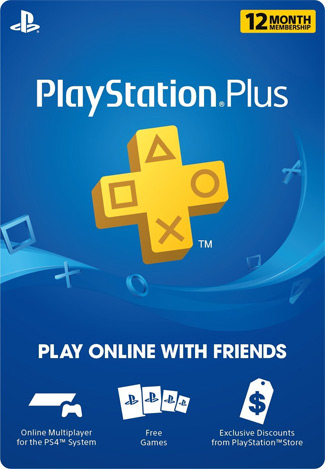 1 Year PlayStation Plus Membership - PS3/ PS4/ PS Vita