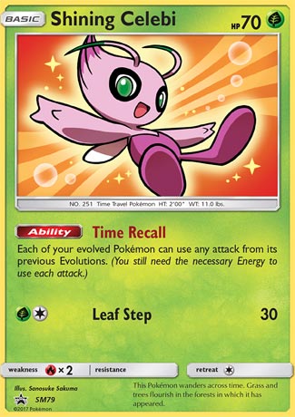 Shining Celebi (Sun & Moon Promos SM79)