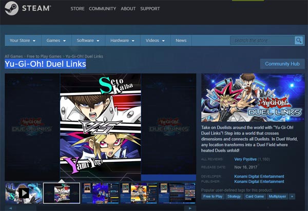 Yugioh Duel Links Is Now On Steam Free To Play Pojo Com