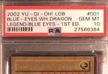 PSA 10 GEM MINT Blue-Eyes White Dragon (LOB-001) 1st edition