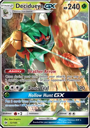 Decidueye-GX Top Pokemon 2017 #8 - Pojo.com