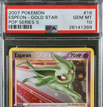 Pokémon Espeon Gold Star POP Series 5