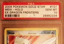 Gold Star Mew EX Dragon Frontiers