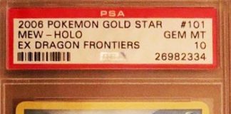 Gold Star Mew EX Dragon Frontiers