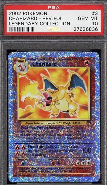 Legendary Collection Reverse Foil Charizard 