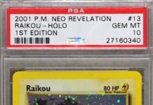 Raikou 1st Edition Neo Revelation