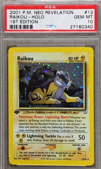 Raikou V - Prize Pack Series Cards - Pokemon