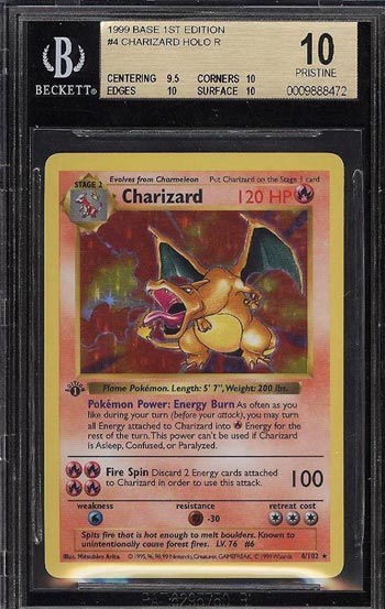 Charizard Base Set - 25 Most Expensive Pokemon Cards #1 - Pojo.com