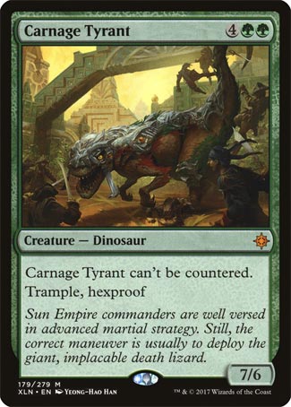 klik operatør Påvirke Carnage Tyrant - Top 10 MTG Cards of 2017 #8 - Pojo.com