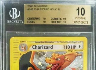 2003, Skyridge Crystal Holo CHARIZARD #146