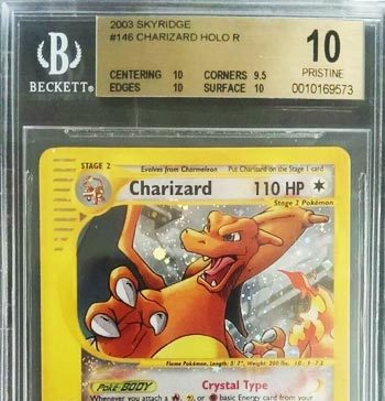 2003, Skyridge Crystal Holo CHARIZARD #146