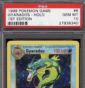 #19 Gyarados, Base Set – 25 Most Valuable / Most Expensive Pokemon Cards Gyarados Base Set
