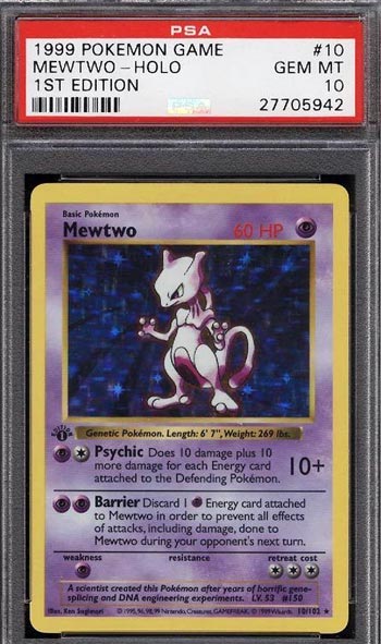 Top 25 Mewtwo Pokemon Card Price Guide & Values