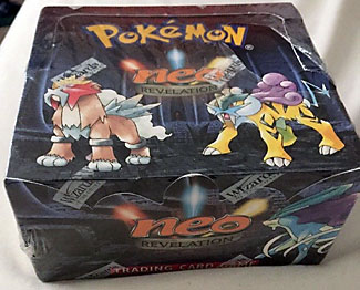 1st edition pokemon neo revelation booster box!