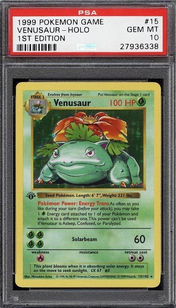 venusaur base set price