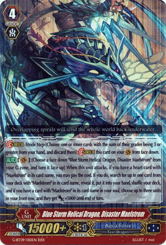 Blue Storm Helical Dragon, Disaster Maelstrom