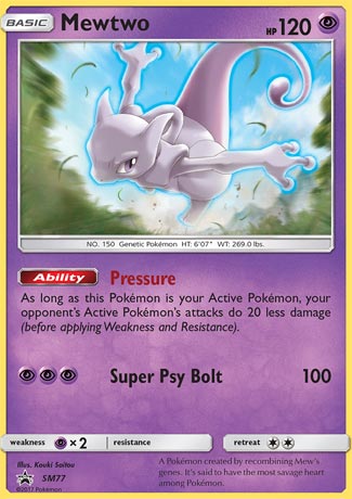 Mewtwo - Sun & Moon Promos SM77