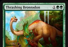 Thrashing Brontodon