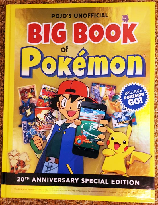 Big Book of Pokemon - Hard Cover 20th Anniversary Edition