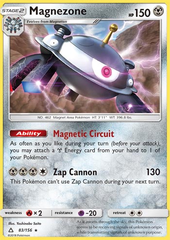 PrimetimePokemon's Blog: Pokemon Card of the Day: Metal Type Magnezone  (Stormfront)