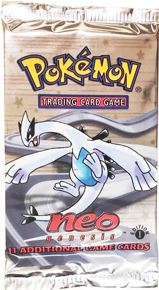 Pokemon 1st Edition Neo Genesis Lugia Artwork Booster Pack