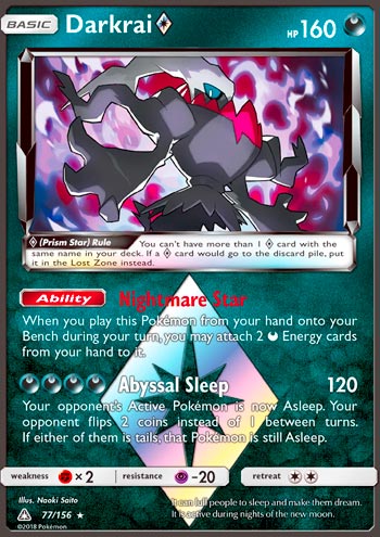 Darkrai Prism Star - Ultra Prism 