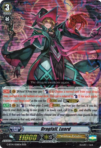 Dragfall, Luard