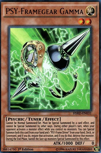 Psy Framegear Gamma Yu Gi Oh Card Of