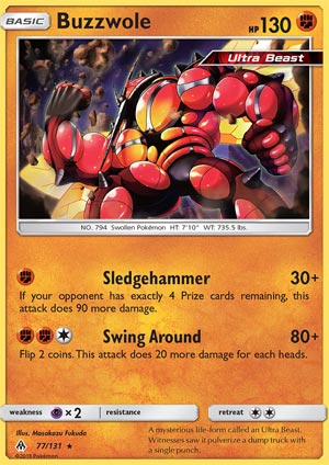 Buzzwole - Forbidden Light - Pokemon Review 