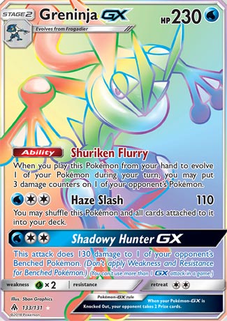 Greninja-GX FLI 24  Pokemon TCG POK Cards